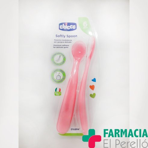 CHICCO CUCHARAS ROSA 6