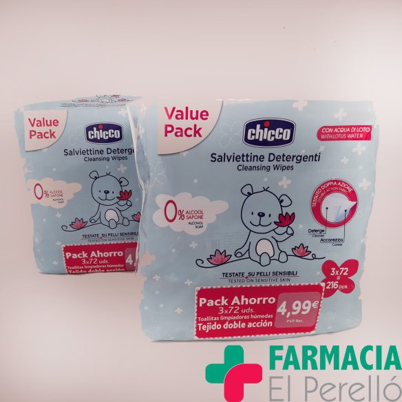 CHICCO TOALLITAS TRIPACK