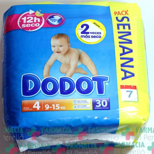 DODOT PAÑAL 9-15 KG 30 UNIDADES