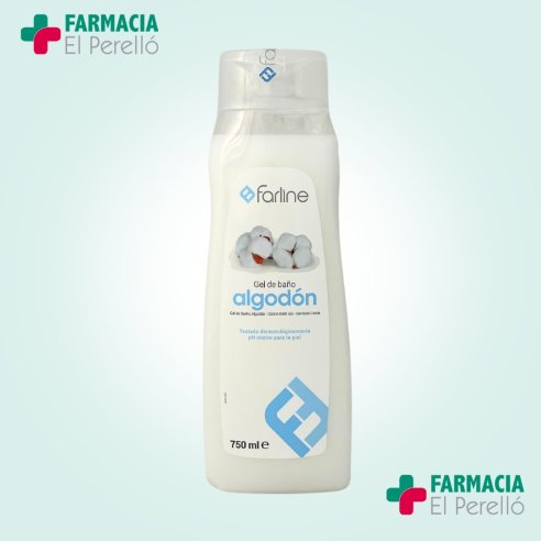 FARLINE GEL DE BAÑO FLOR DE ALGODÓN  750 ML
