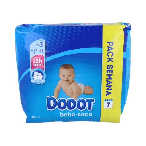 PAÑAL INFANTIL DODOT T- 3 04-10 KG 32 U