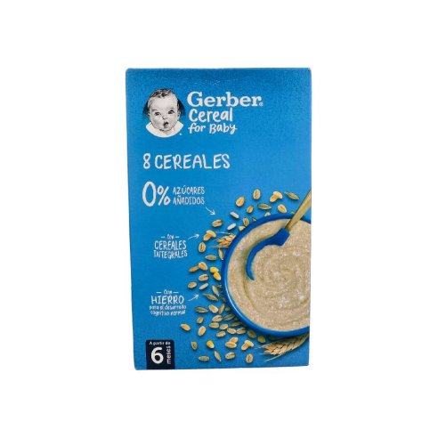 GERBER 8 CEREALES  1 ESTUCHE 500 G