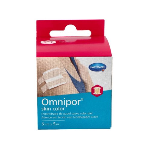 ESPARADRAPO HIPOALERGICO OMNIPOR SKIN COLOR 5 M...