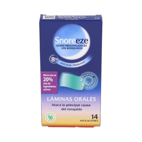 SNOREEZE LAMINAS ORALES  14 U