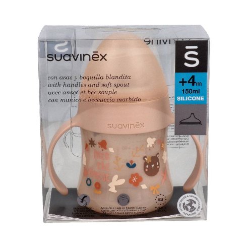 BIBERON SILICONA SUAVINEX ENTRENA 4M 150 ML CON...