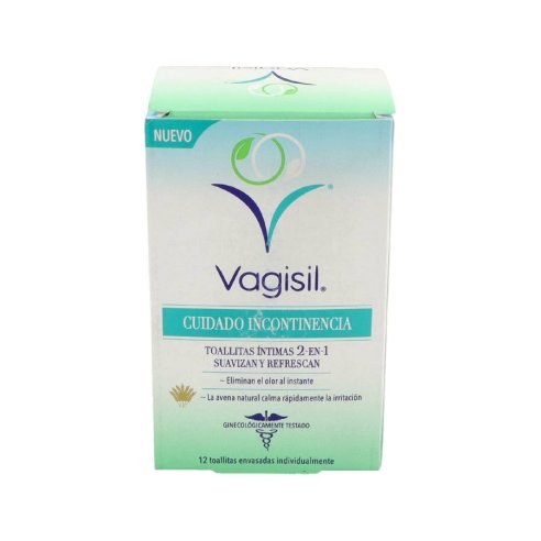 VAGISIL CUIDADO INCONTINENCIA TOALLITAS INTIMAS...