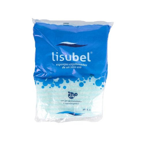 ESPONJA ENJABONADA DESECHABLE LISUBEL 24 ESPONJAS
