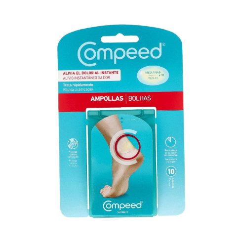 COMPEED AMPOLLAS HIDROCOLOIDE T- MED 10 U