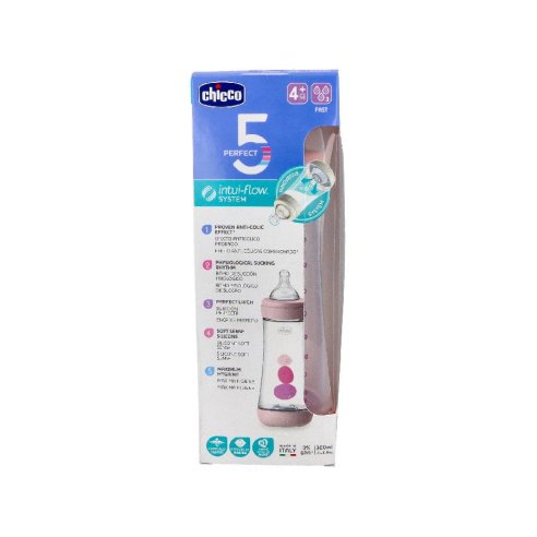 BIBERON PLASTICO T SILICONA CHICCO PERFECT5...