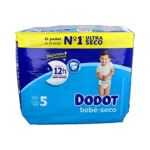 PAÑAL INFANTIL DODOT T- 5 13- 18 KG 26 U