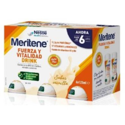 MERITENE FUERZA Y VITALIDAD DRINK  PACK...