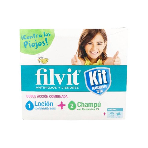 FILVIT LOCION  CHAMPU ANTIPIOJOS KIT 100 ML...