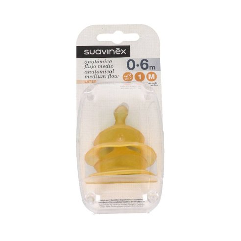 TETINA LATEX ANATOMICA SUAVINEX T 1M 2 U