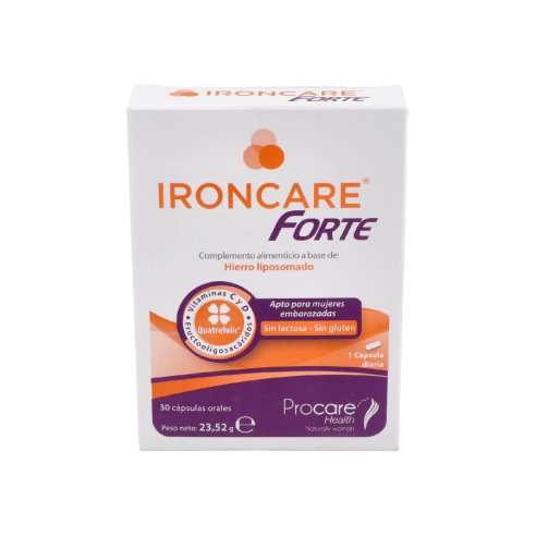 IRONCARE FORTE  30 CAPSULAS
