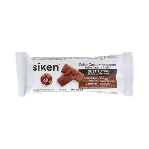 SIKEN FORM MEAL TIME BARRITA  CACAO Y AVELLANAS