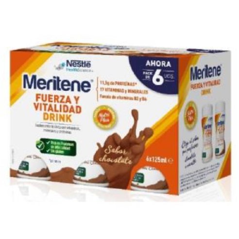 MERITENE FUERZA Y VITALIDAD DRINK  PACK...