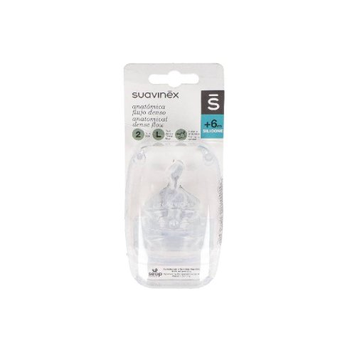 TETINA SILICONA ANATOMICA SUAVINEX T2L 2 U
