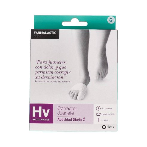 CORRECTOR JUANETES HALLUX VALGUS FARMALASTIC...
