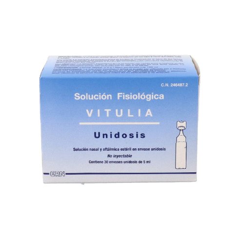 VITULIA SOLUCION FISIOLOGICA  MONODOSIS 30 U