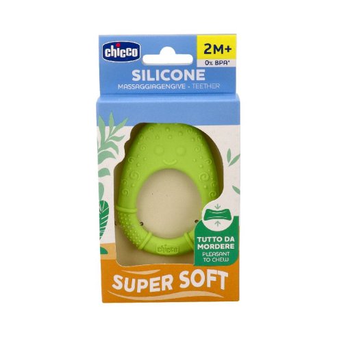 MORDEDOR CHICCO SUPERSOFT 1 UNIDAD AGUACATE
