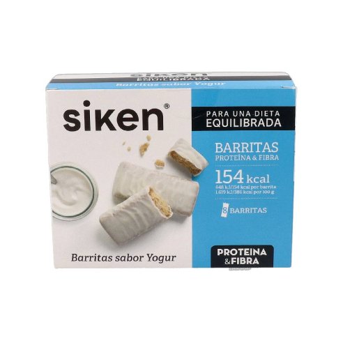 SIKEN PROTEIN SUSTITUTIVO BARRITA  44 G YOGUR 8 U