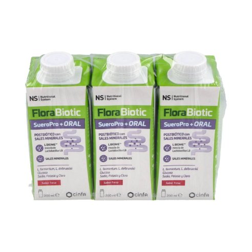 NS FLORABIOTIC SUEROPRO ORAL  3 ENVASES 200 ML...