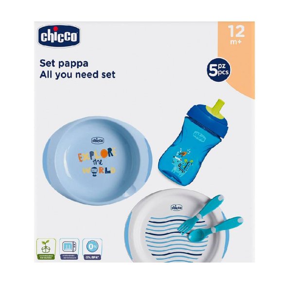 SET DE COMIDA CHICCO NIÑO 12 MESES