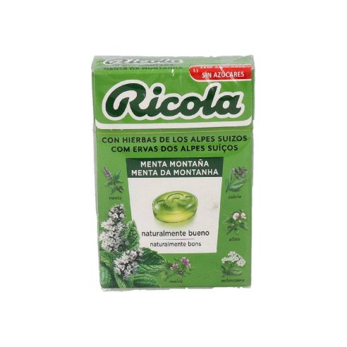 RICOLA CARAMELOS SIN AZUCAR  MENTA MONTAÑA 50 G