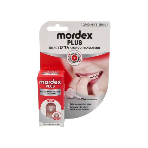 MORDEX PLUS ESMALTE AMARGO TRANSPARENTE  CON...