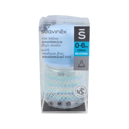 BIBERON TETINA ANATOMICA SILICONA SUAVINEX...