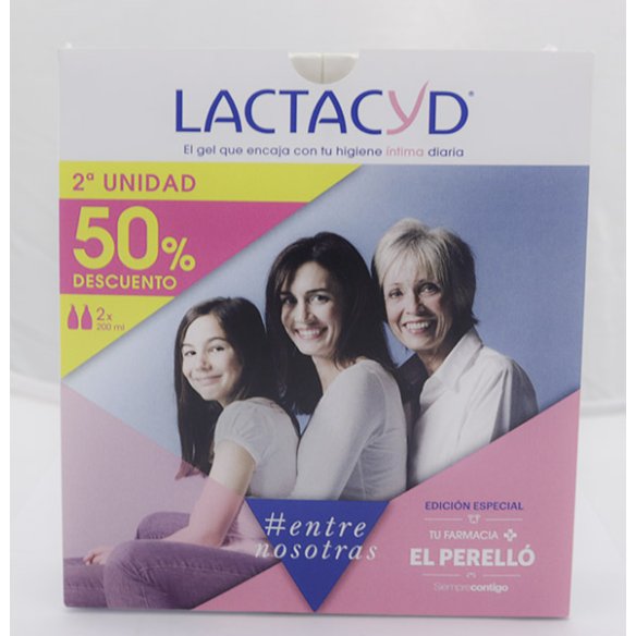 LACTACYD INTIMO GEL SUAVE  PACK 200 ML 2 U