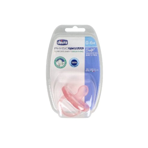 CHUPETE SILICONA CHICCO PHYSIO SOFT 0-6M ROSA