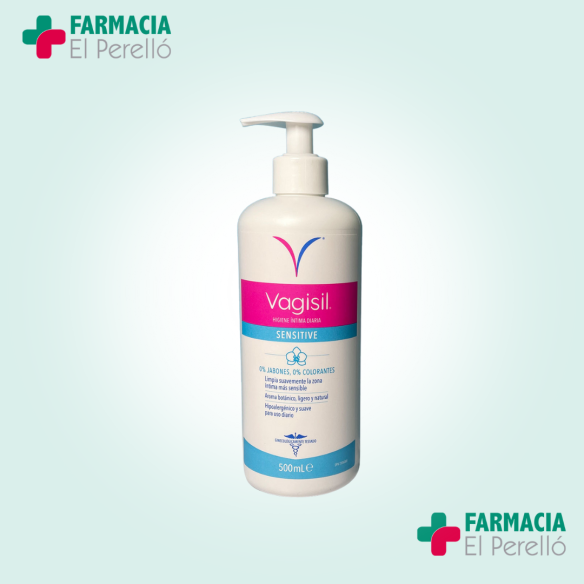 VAGISIL HIGIENE INTIMA DIARIA SENSITIVE  1 ENVASE 500 ML
