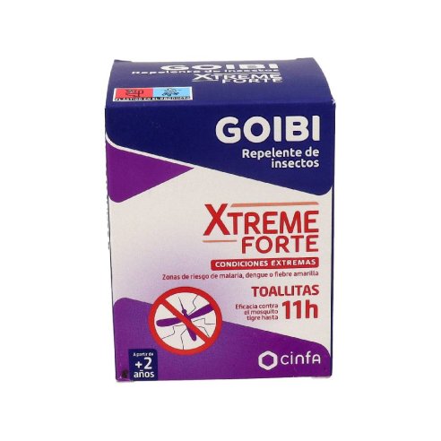GOIBI ANTIMOSQUITOS XTREME TOALLITAS REPELENTE...
