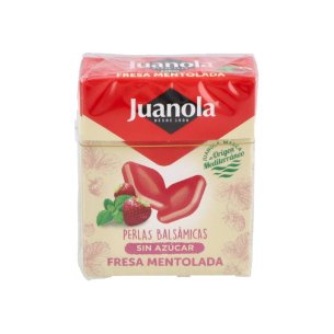JUANOLA PERLAS FRESA MENTOLADA  25 G