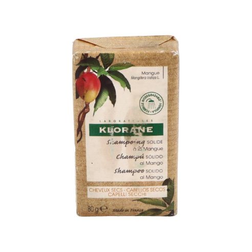 KLORANE CHAMPU SOLIDO AL MANGO  80 G