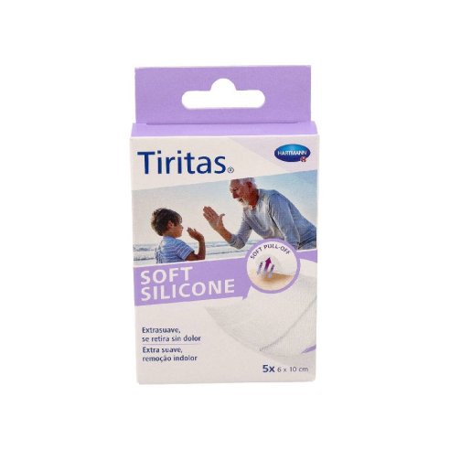TIRITAS SOFT SILICONE APOSITO ADHESIVO 5 U 6 X...