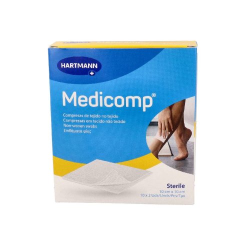 MEDICOMP COMPRESAS APOSITO ESTERIL 10 X 10 CM...