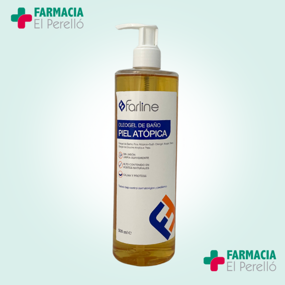 FARLINE OLEOGEL DE BAÑO PIEL ATOPICA  1 ENVASE 500 ML