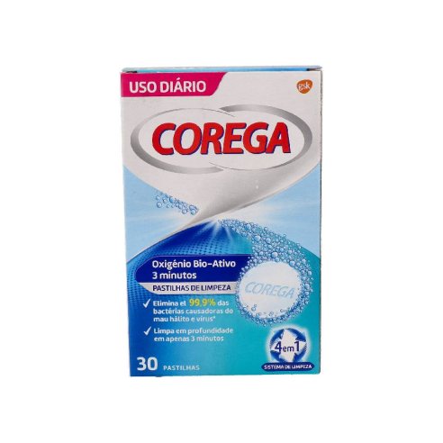COREGA OXIGENO BIO-ACTIVO LIMPIEZA PROTESIS...