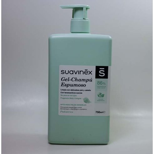 SUAVINEX PEDIATRIC GEL CHAMPU ESPUMOSO  750 ML