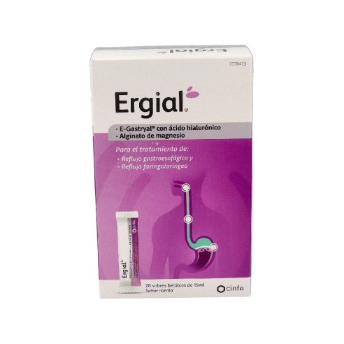 ERGIAL  20 SOBRES BEBIBLES 15 ML SABOR MENTA