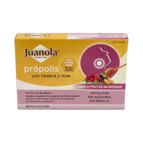 JUANOLA PROPOLIS HIEDRA PASTILLAS FRUTAS BOSQUE...